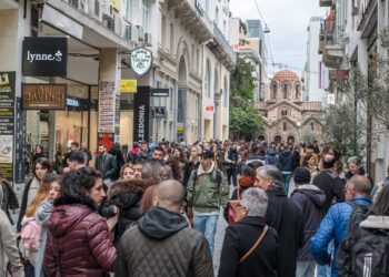 ΕΛΣΤΑΤ: Κατά 10,1% αυξήθηκε ο τζίρος στο λιανεμπόριο το Νοέμβριο